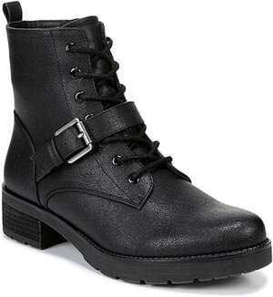 SOUL Naturalizer Quaid Black Lug Sole Combat Boots Size 6.5M New